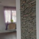Ściana - kamień cięty jednostronnie