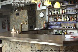 Elewacja wewnętrzna z łupka