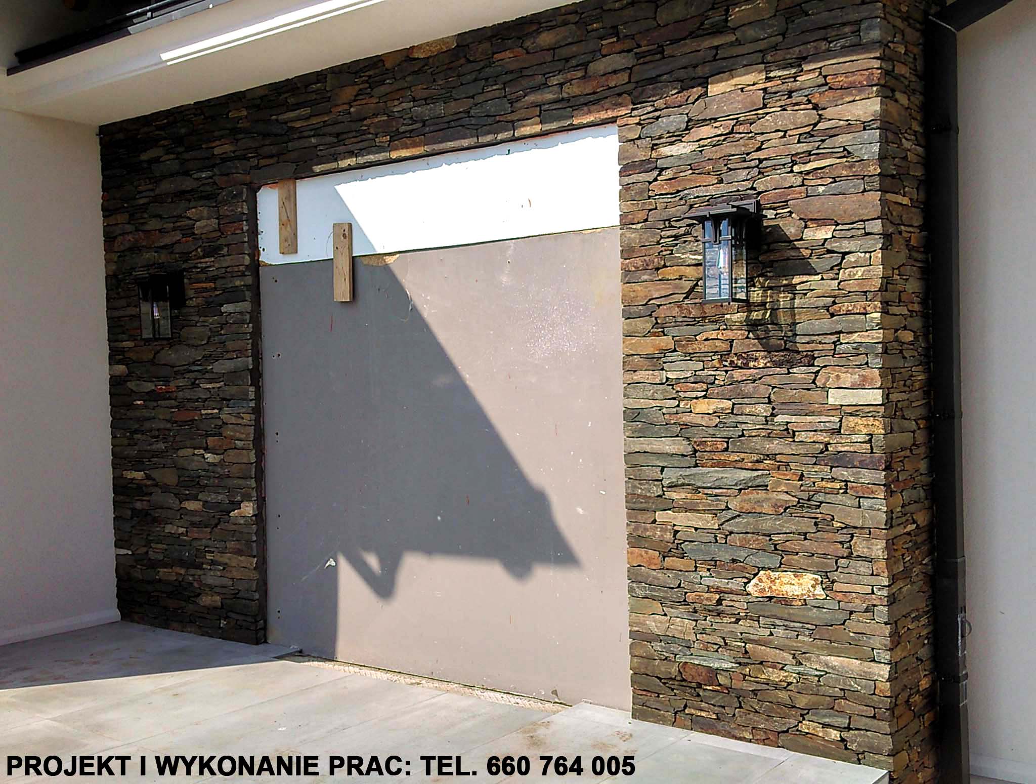 Fasada z łupka szarogłazowego 2